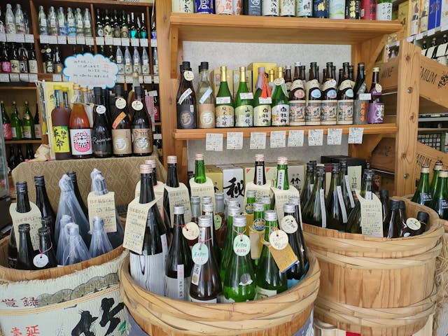 日本酒のセレクション